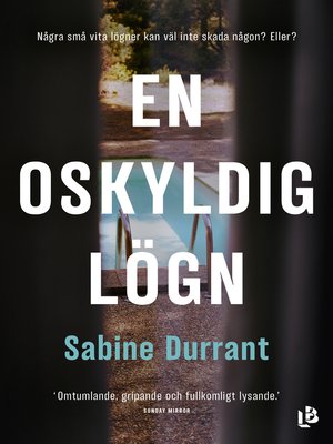 cover image of En oskyldig lögn